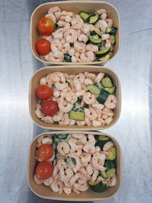 Garlic Lemon Shrimp Bowl