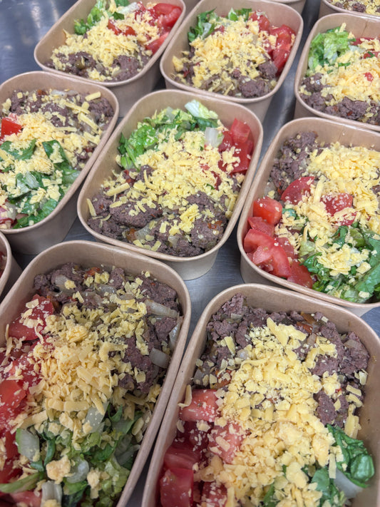 Green Chili Cheeseburger Bowl