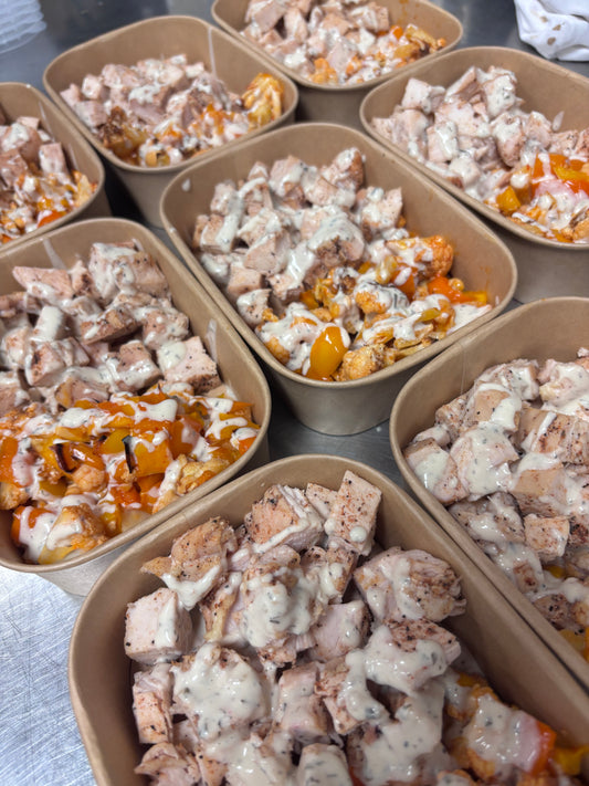 Ranch Chicken and Buffalo Cauliflower