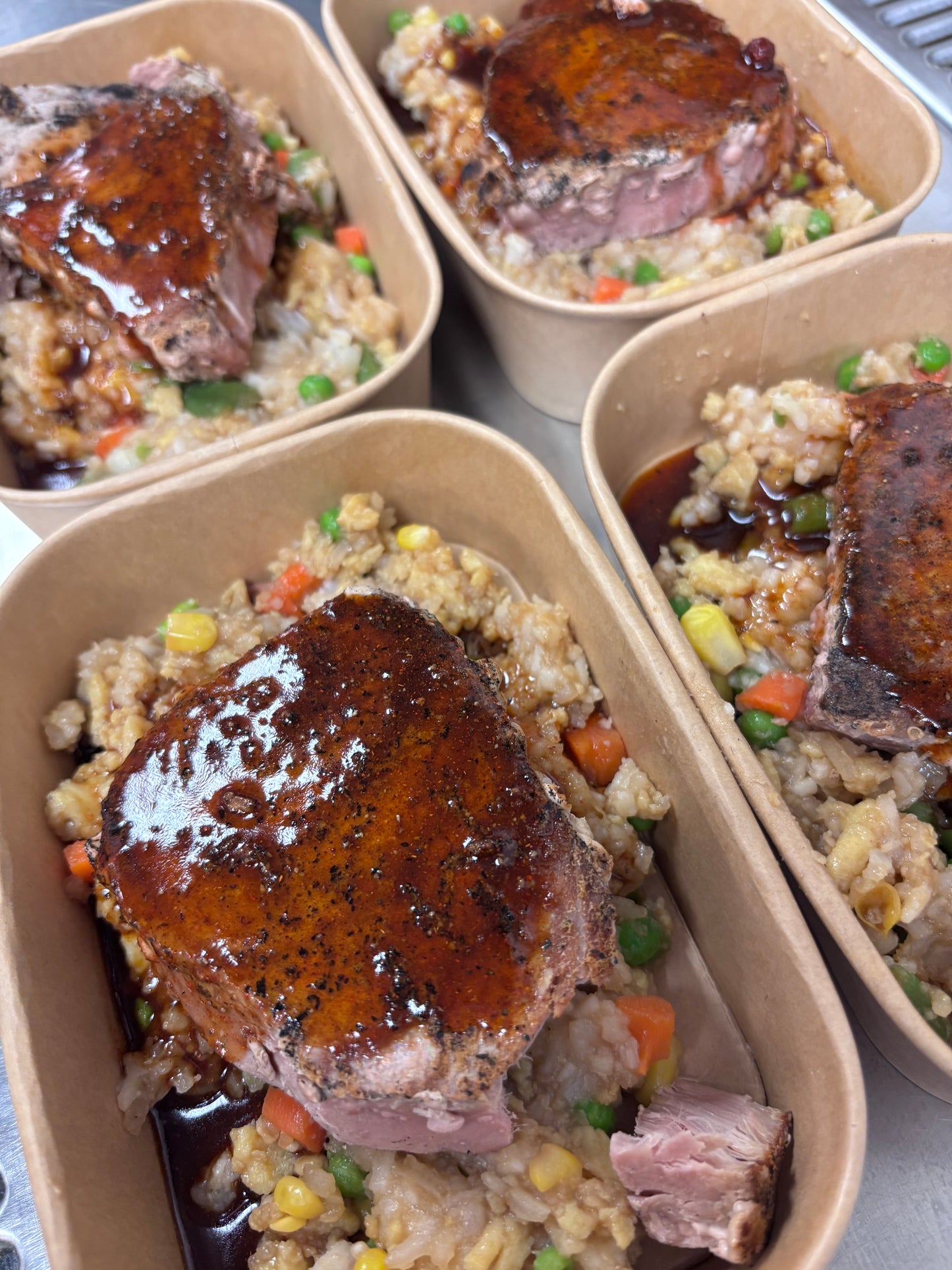 Teriyaki Tuna Steak & Fried Rice