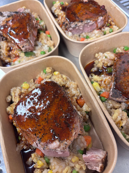 Teriyaki Tuna Steak & Fried Rice