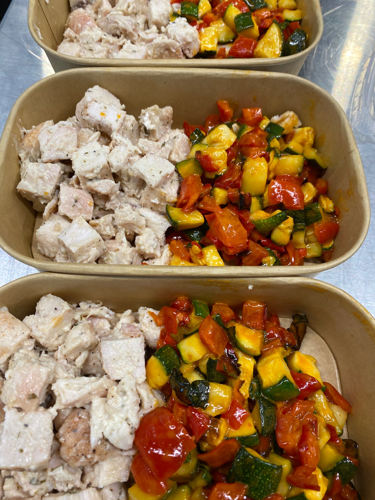 Ranch Chicken and Buffalo Zucchini